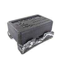 Porte savon "Mura" teinté noir 